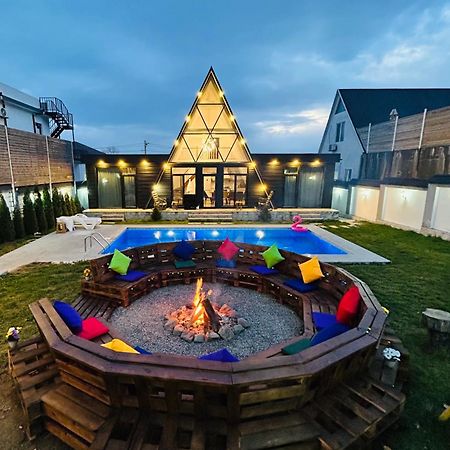 Qafqaz Mountside Chalet ガバラ エクステリア 写真