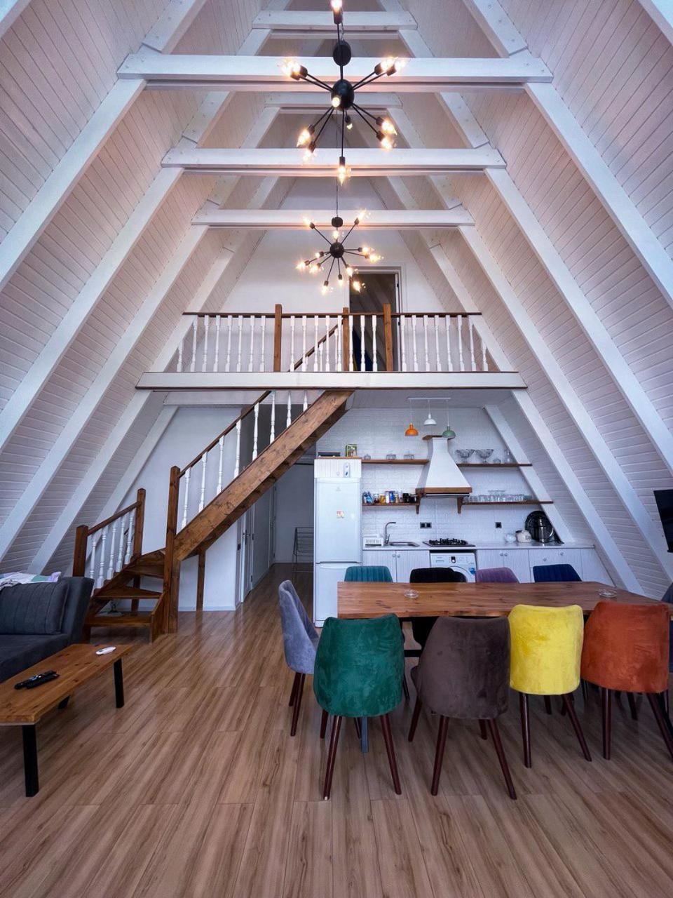 Qafqaz Mountside Chalet ガバラ エクステリア 写真