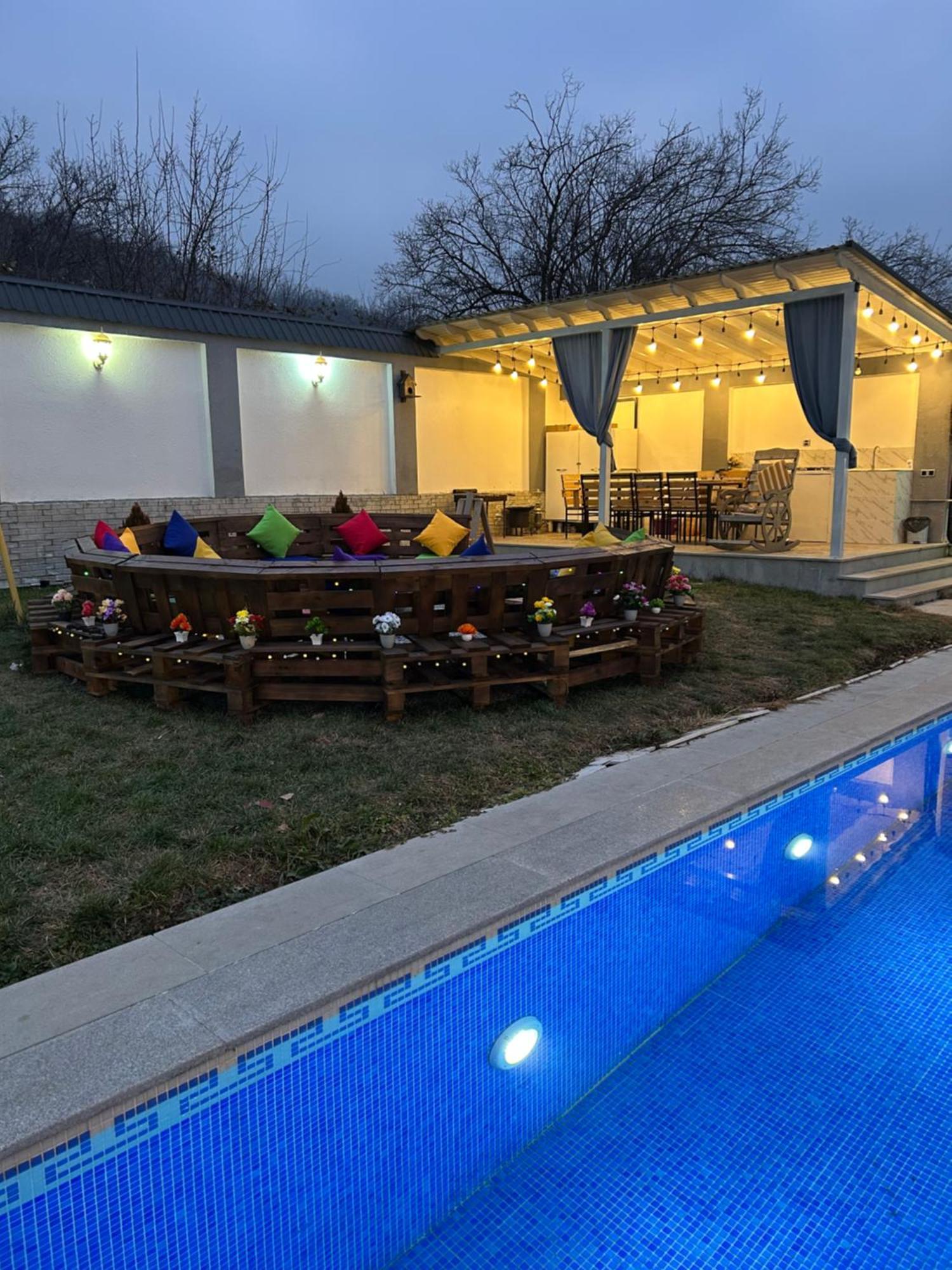 Qafqaz Mountside Chalet ガバラ エクステリア 写真