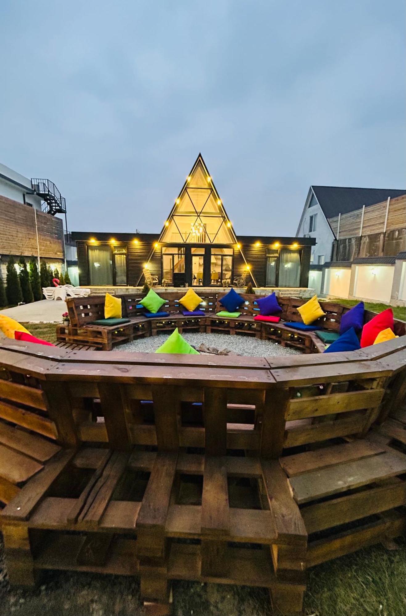 Qafqaz Mountside Chalet ガバラ エクステリア 写真